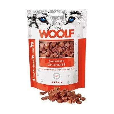 WOOLF Classic pôch. Salmon Chunkies 100 g