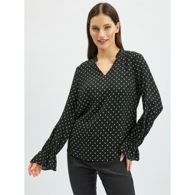 orsay Черна дамска блуза с десен ORSAY Orsay | Cheren | ЖЕНИ | XS