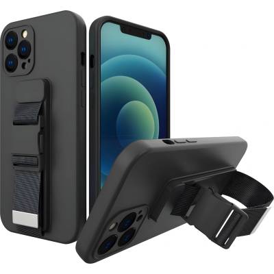 Samsung Калъф Rope Case за Samsung Galaxy A12/Galaxy M12 - Черен KP11319