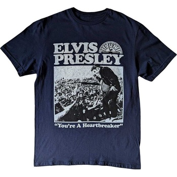 Elvis Presley Heartbreaker Navy Blue L Риза (SUNTS04MN03)