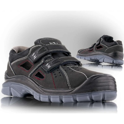 VM Footwear LINCOLN S1P sandále Čierna