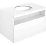 KEUCO Stageline - Шкаф за мивка, 80x55x49 cm, с изрез за мивка, бял 32863300000 (32863300000)