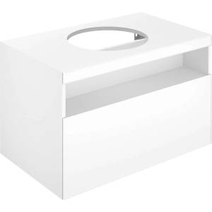 KEUCO Stageline - Шкаф за мивка, 80x55x49 cm, с изрез за мивка, бял 32863300000 (32863300000)