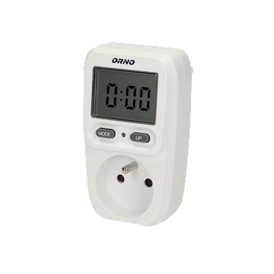 ORNO OR-WAT-419 - Ватметър с LCD дисплей, 230V / 50Hz, 16A до 3680W (OR-WAT-419)
