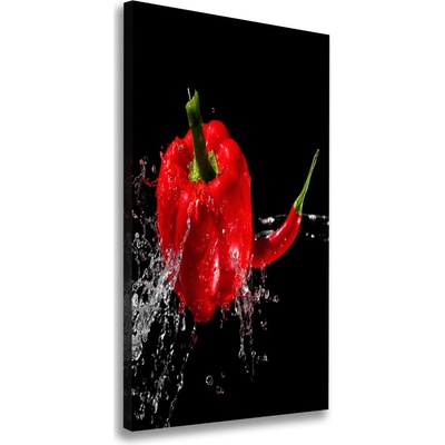Vertikálny foto obraz canvas Dve papriky 50x100 cm