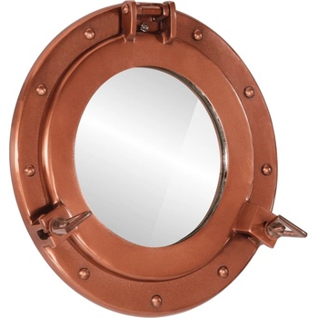 Image 1 of vidaXL Огледало за стена с илюминатор Ø30 см алуминий и стъкло (357856)