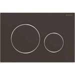 Geberit Sigma20 - Бутон за казанче, черен мат/хром 115.882. 14.1 (115.882.14.1)