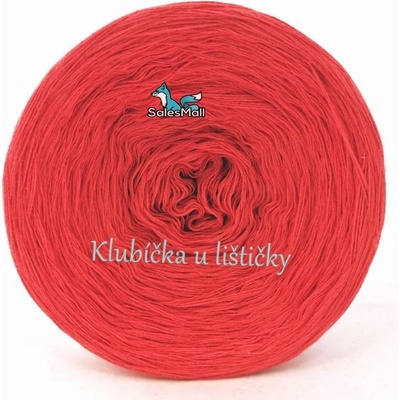 YarnMellow Příze Butterfly mono - korálová