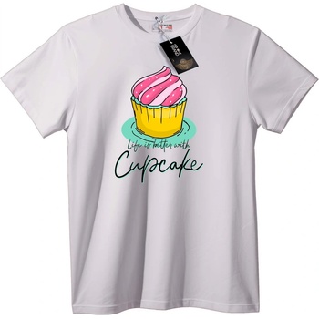NOONEBRAND Тениска Животът на Сладкиша - L, Black