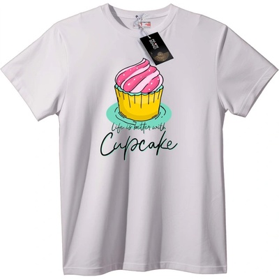 NOONEBRAND Тениска Животът на Сладкиша - L, Black