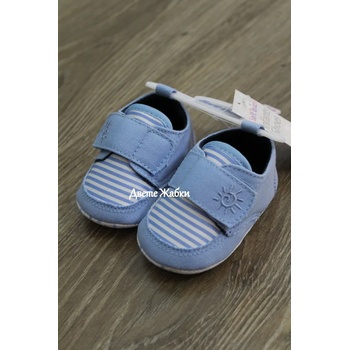 Soft Touch Бебешки обувчици с мека подметка /светло син/, 3-6м, 6-9м