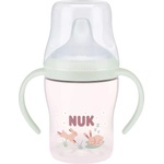 Nuk Бебешко шише NUK Perfect Match - С накрайник за сок, TC, РР, 150 ml, Glow in the Dark, Зайче (10215387) - baby