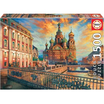 Image 1 of Educa - Puzzle Saint Petersburg - 1 500 piese