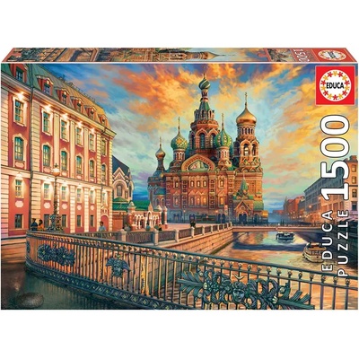 Educa - Puzzle Saint Petersburg - 1 500 piese