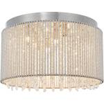 Endon Lighting 81980 - Кристален плафон GALINA 10xG9/25W/230V матов хром (EN0024)