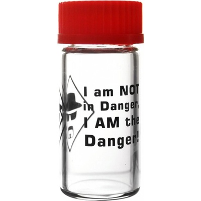 Weed Star Skleněná schovka s uzávěrem danger