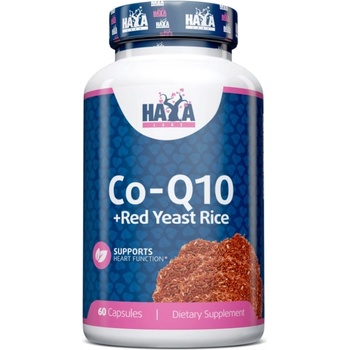 Haya Labs Co-Q10 + Red Yeast Rice, 60 капсули, Haya Labs