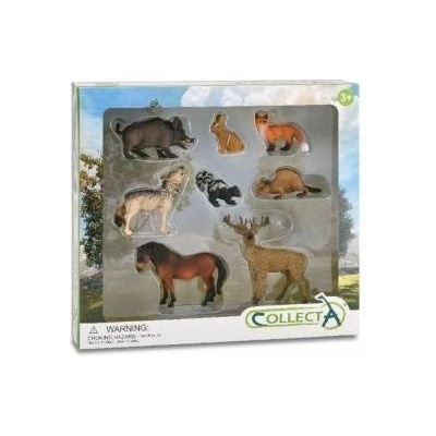 CollectA Set of lesne animals 8 pcs