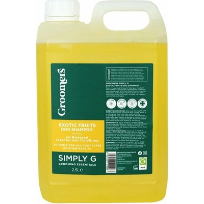 Groomers Efektivní šampon Exotické ovoce Simply G Exotic Fruit 2,5 l.