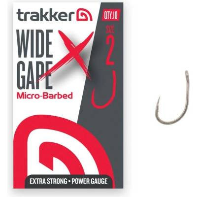 Trakker Wide Gape XS Hooks Micro Barbed vel.2 10 ks