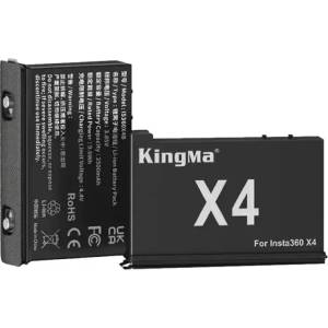 KingMa Батерия за Insta360 One X4B 2500mAh 9.6Wh 3.85V