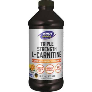 NOW Triple Strength L-Carnitine Liquid 473 ml