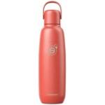 SodaStream Fizz & Go Stainless Steel Soda Bottle 0.9L Double Wall Insulated Thermos Bottle Keeps Hot & Cold for Carbonated Drinks Compatible with DUO, TERRA, ART, ENSO, Papaya Orange - 1062418440