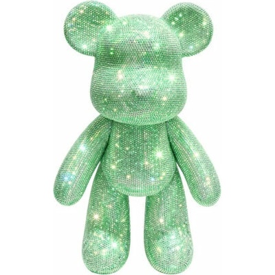 RealG RC-K-256 Diamantové malování 5D figurka 38 cm medvěd zelený