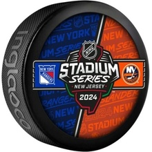 Inglasco / Sherwood Puk Stadium Series 2024 Dueling Style Collectible Hockey Puck -Rangers vs Island