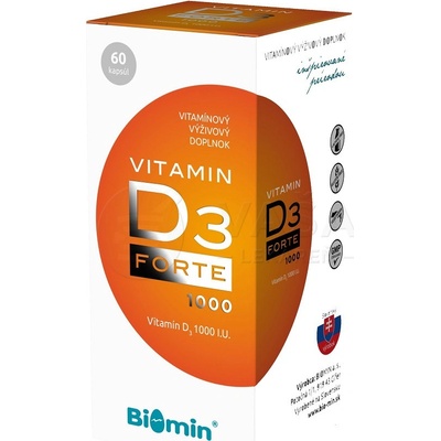Biomin Vitamín D3 Premium+ 2000 I.U. 60 toboliek