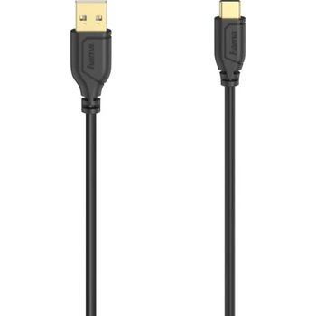 Image 1 of Hama Flexi-Slim USB-A to USB-C 0.75m (200634)