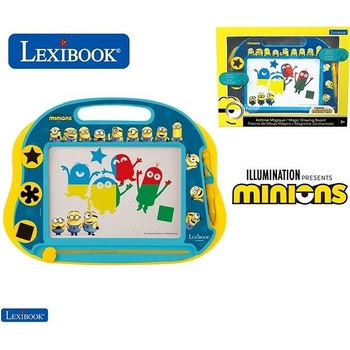 Magnetická tabule Mimoni Magnetická kreslící tabulka s příslušenstvím