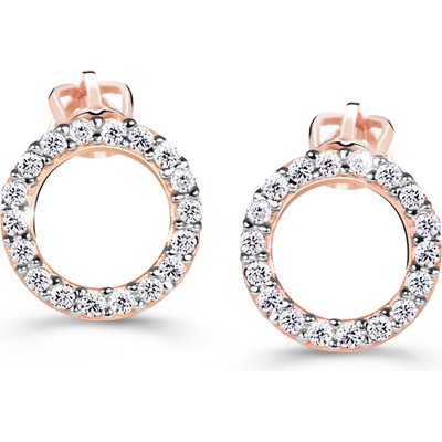 Cutie Jewelllery Diamonds Briliantové náušnice z růžového zlata DZ60240-30-00-X-4-1