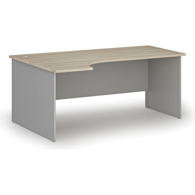 B2B Partner PRIMO GRAY 180x120 cm levý šedá/dub přírodní 6131827