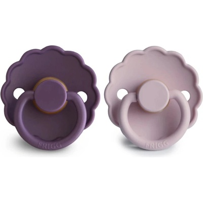 Figg Daisy dvojbalenie cumlíkov kaučuk Violet Dream/ Soft Lilac