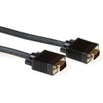 ACT Кабел ACT AK4273, VGA мъжко - VGA мъжко, 20 м, 15 pin, Черен, булк опаковка (EWENT-ACT-CAB-AK4273)