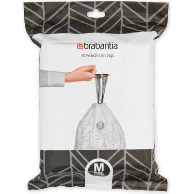 Brabantia Торби за боклук M PERFECTFIT 60 л, 40 бр. , Brabantia (BRAB138829)