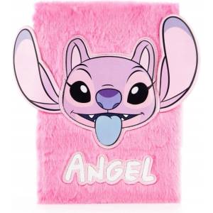 Pyramid Плюшен тефтер Pyramid - Lilo & Stitch, Angel, A5 (SR2402811)