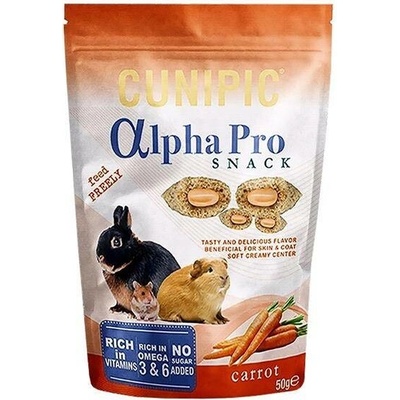 CUNIPIC s l Cunipic Alpha Pro Snack Carrot mrkev 50 g