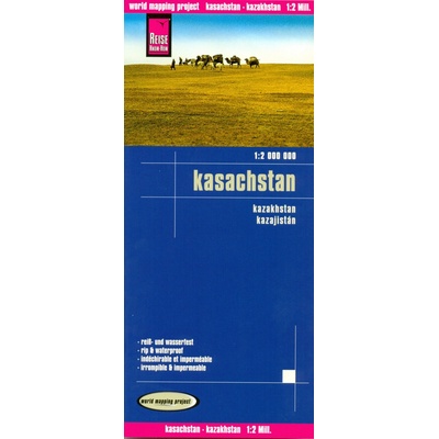 Kazachstán (Kazakhstan) 1:2m mapa RKH