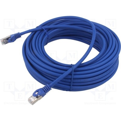 Gembird PP6A-LSZHCU-B-15M Patch S/FTP Kat. 6a RJ45 vidlice z obou stran lanko Cu