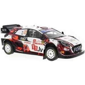 IXO Модели на автомобили и мотоциклети модел 1/18 Ford Puma Rally 1, WRC, Rally Poland -#22 M. Sesks - 1 (TRS8358-3931)