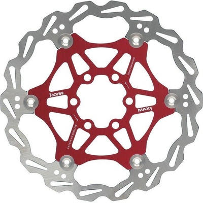 MAX1 Alux 160 mm 6 děr červená