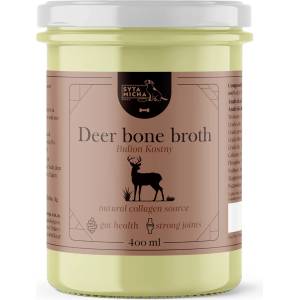 Syta Micha Костен бульон от еленско за кучета БЕЗ пилешко Syta Micha Deer Bone Broth 400 мл