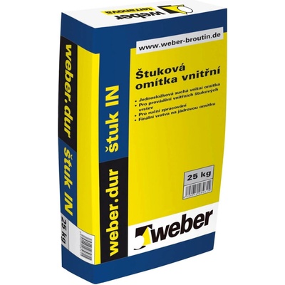 Weber weber.dur štuk IN vnitřní 25 kg - MVJ 310 25