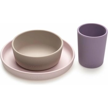 Melii Feeding Set tanier 420 ml + hrnček 200 ml + miska 420 ml