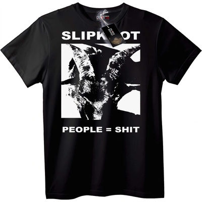 NOONEBRAND Тениска Slipknot Хора = Лайно - 6XL, Black