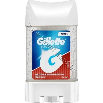 Gillette Гел дезодорант Gillette Power Rush, p/n GI-1301397 - Део гел против изпотяване със свеж леден аромат (GI-1301397)