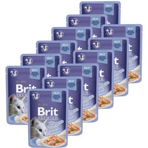 Brit Капсула BRIT Premium Cat Salmon in Jelly 12 x 85 г