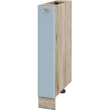 ИРИМ Долен кухненски шкаф бутилиера Сити АРФ-Деним мат-06-41 15 см